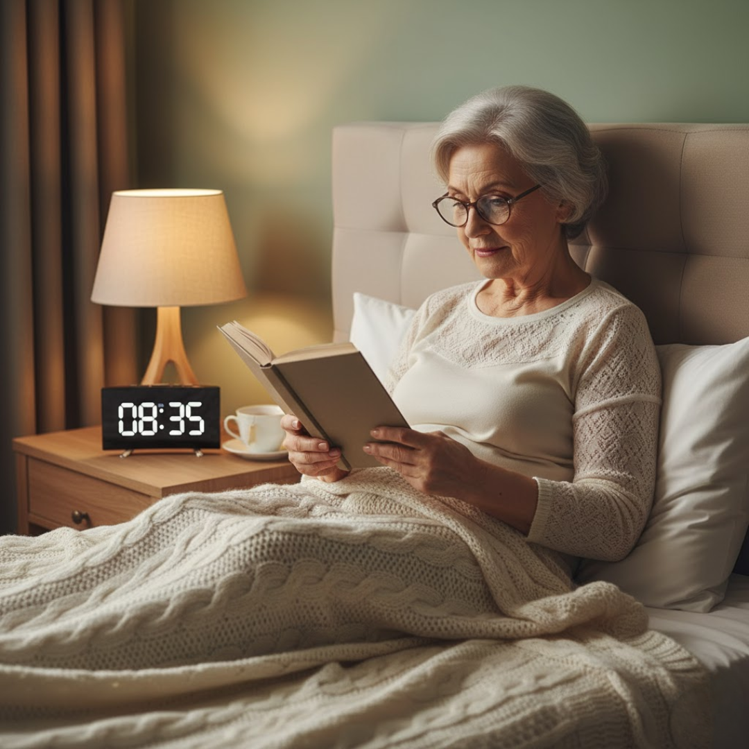 Réveil numérique LED à écran incurvé avec luminosité automatique affichage grand format idéal pour chambre | Koossa