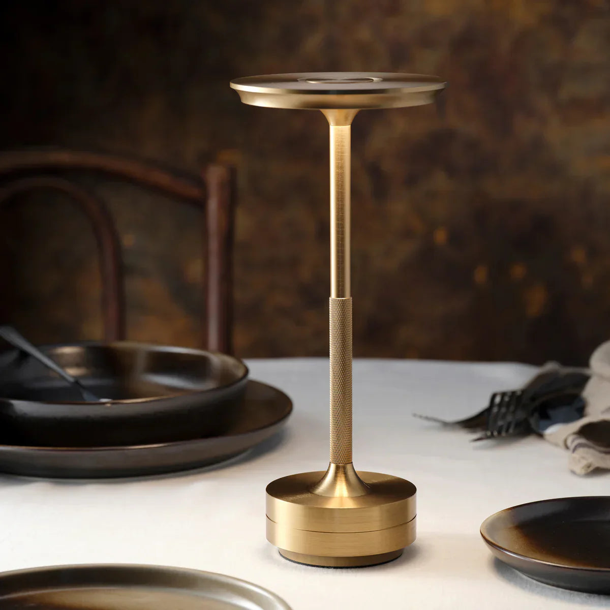 Lampe à poser sans fil LED tactile modulable trois températures de couleur ambiance intérieur extérieur | Koossa