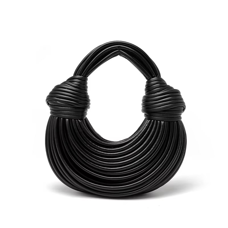 Sculptural Metallic Evening Bag with Detachable Strap in Six Lustrous Finishes | Koossa
