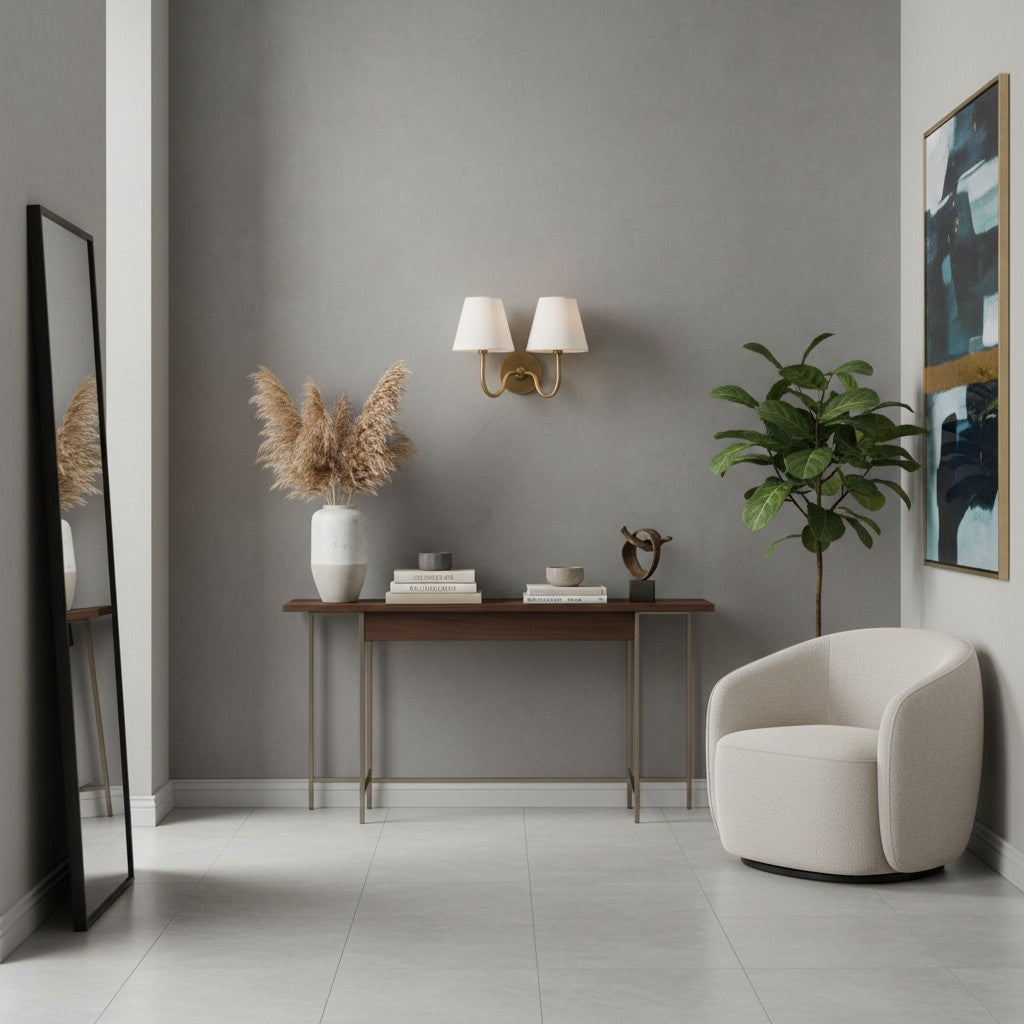 Applique murale élégante à abat-jour plissé en tissu – Éclairage classique et raffiné pour chambre et salon | Koossa