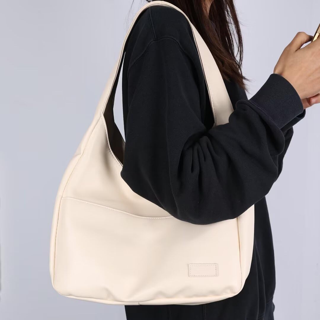 Soft Faux Leather Shoulder Bag in Contemporary Minimalist Silhouette for Work and Weekend Styling | Koossa