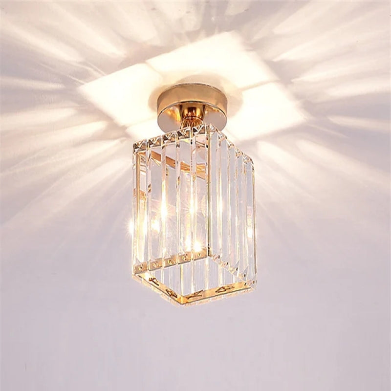 Flush Mount LED Ceiling Light Dimmable 3-Color Metal Acrylic Fixture for Bedroom Living Room Study Modern Indoor Lighting | Lonoma
