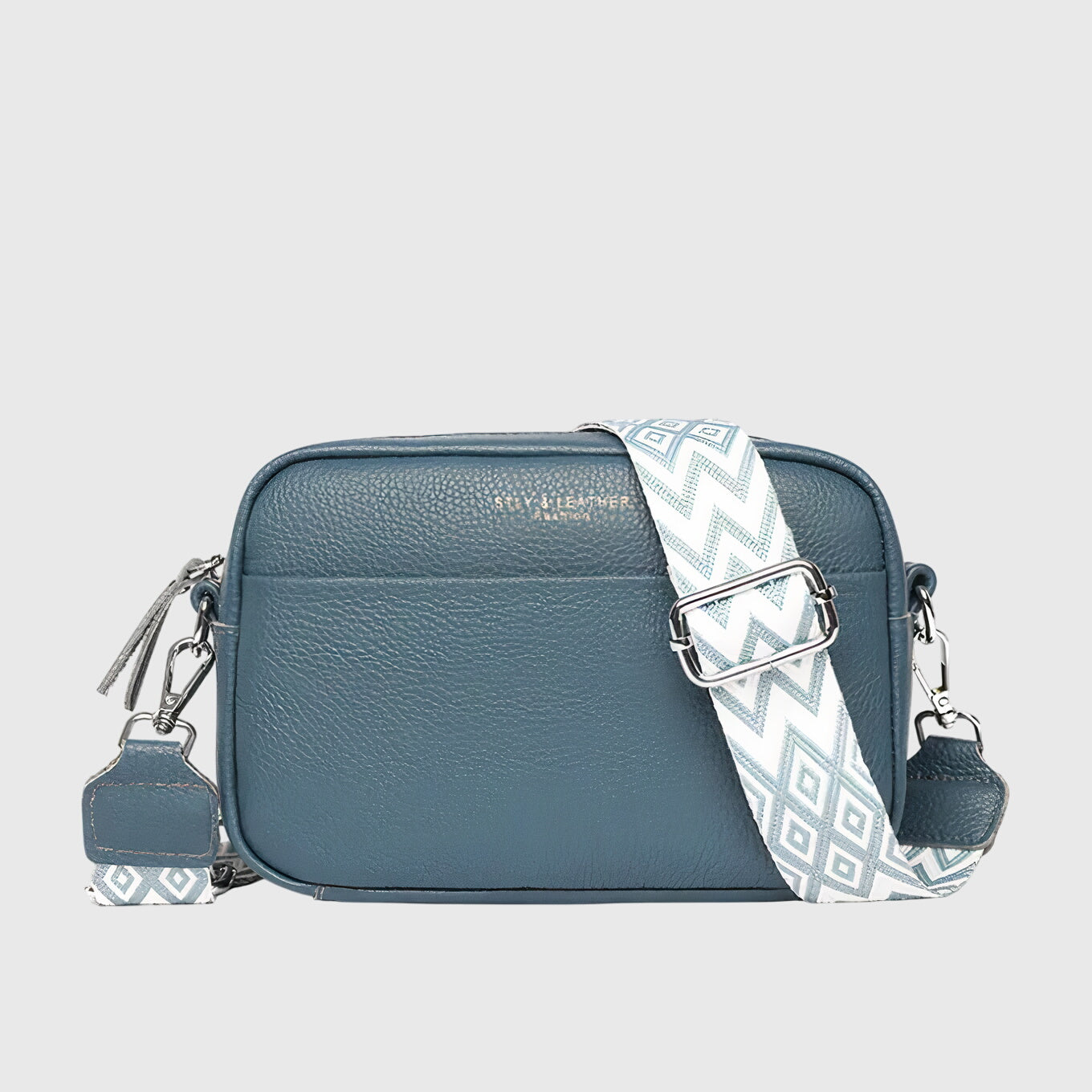 Women's Structured Leather-Effect Crossbody Bag with Adjustable Strap | Classic Everyday Shoulder Handbag | Versatile Casual Accessory | Koossa