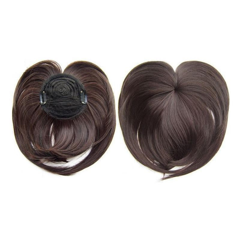Human Hair Crown Topper Clip-In Hairpiece for Women, Thinning Crown Coverage, Natural Color Hair Toppers for Hair Loss and Volume | Lonoma