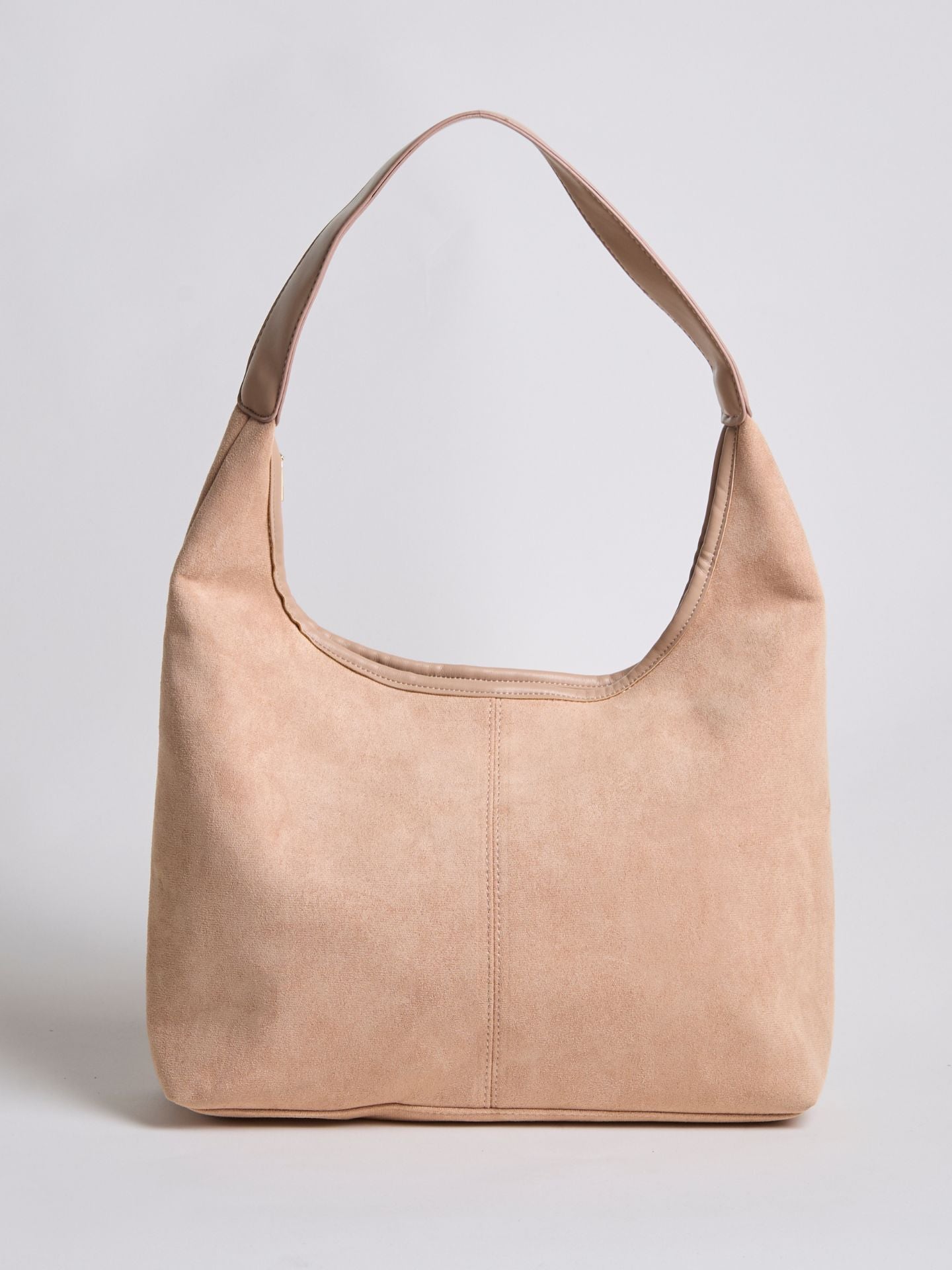 Slouchy Suede-Effect Hobo Bag with Single Shoulder Strap for Everyday Elegance and Effortless Winter Style | Koossa