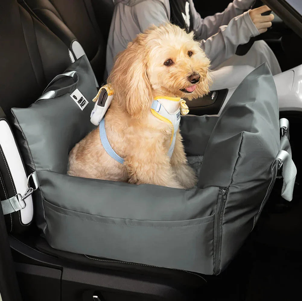 Dog Car Seat Bed Oxford Fabric Waterproof Anti-Slip Safety Buckle Small Medium Dogs Travel Home Carrier | Koossa