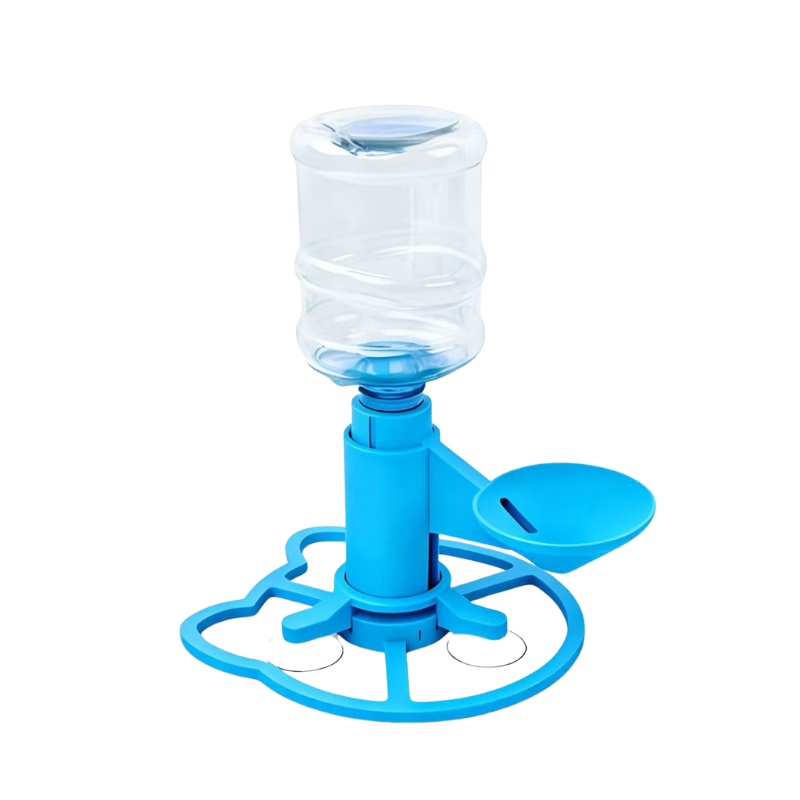 Cat Water Dispenser Gravity Bottle Auto Refill Suction Base Drinking Station No-Spill Indoor Cat Dog Blue | KoossaCat Water Dispenser Gravity Bottle Auto Refill Suction Base Drinking Station No-Spill Indoor Cat Dog Blue | Koossa