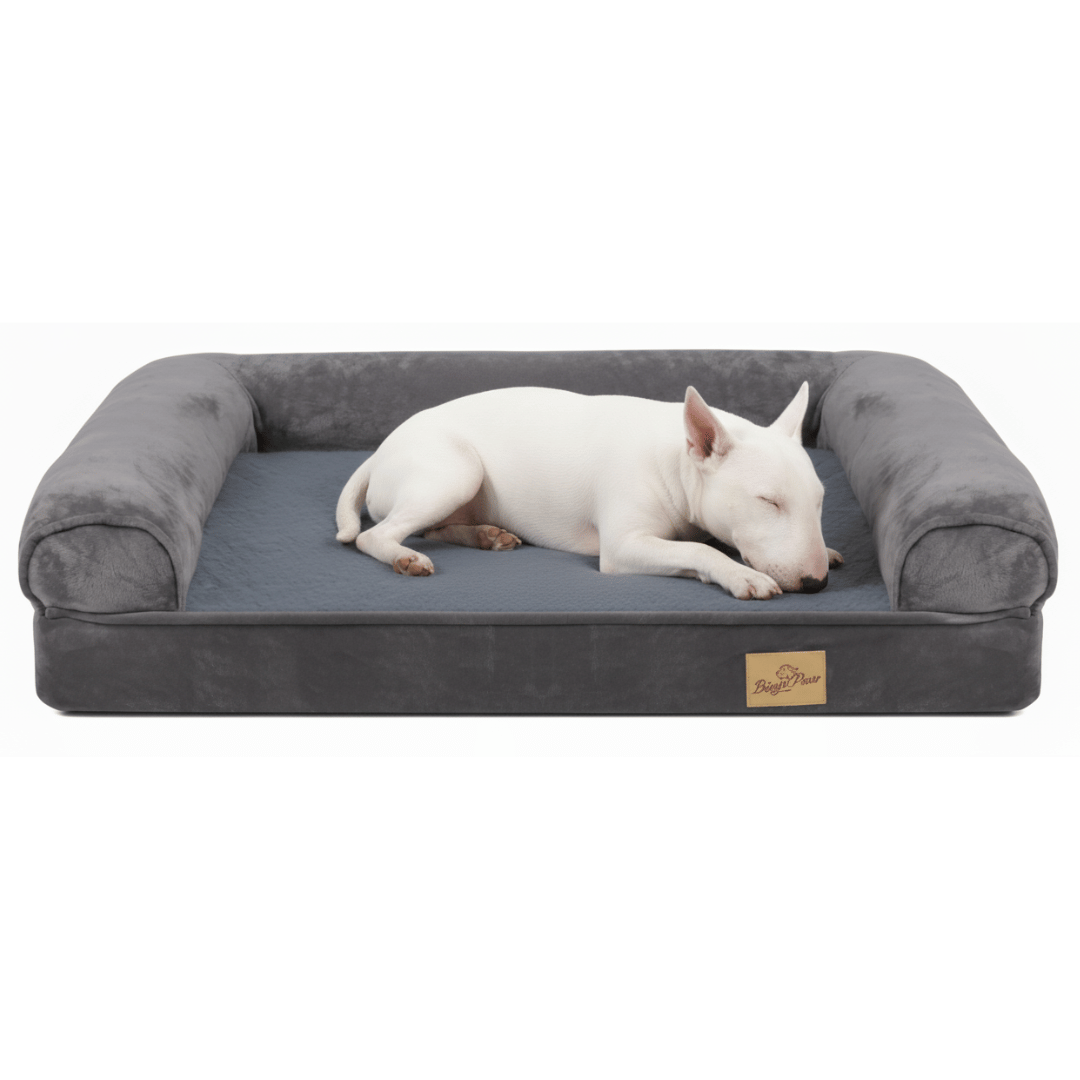 Dog Bed Memory Foam Orthopaedic Bolster L XL Waterproof Washable Large Dogs Joint Support Anti-Slip Sofa Bed | Koossa