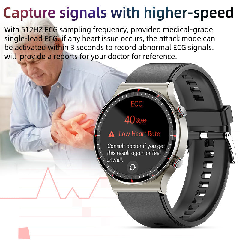 Women's Health Smartwatch with ECG & SpO2 Monitoring — Heart Rate Tracker for Active Wellness & Fitness | Koossa