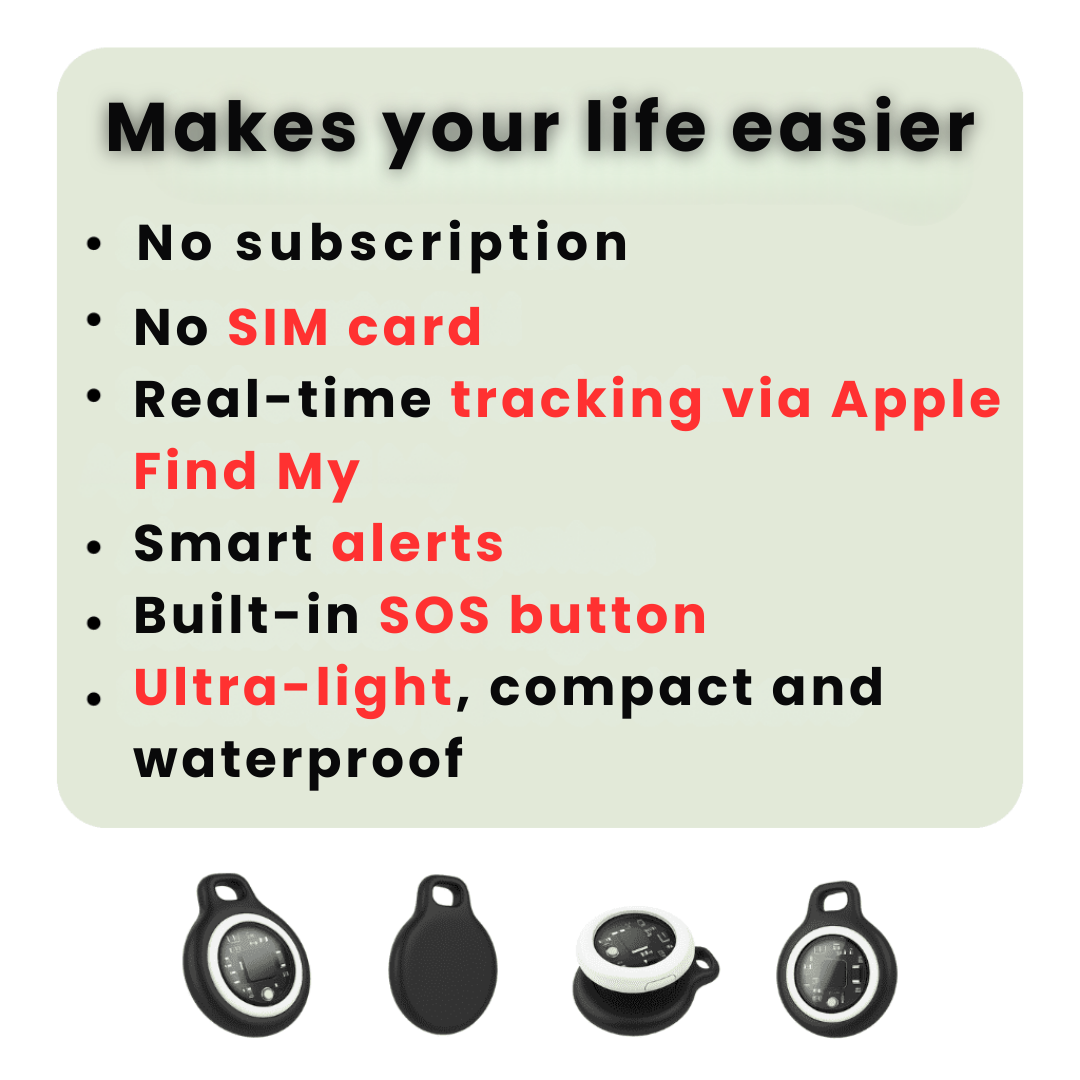 Location Tracker for Elderly Adults with Year-Long Battery and Waterproof Design for Peace of Mind | Lonoma
