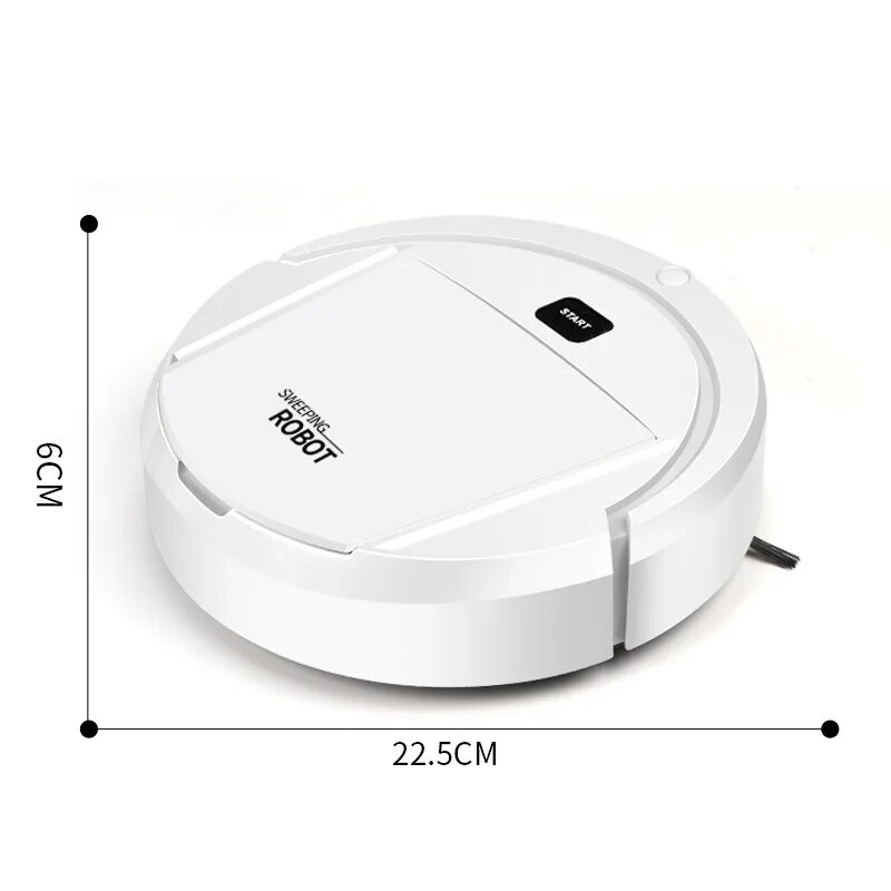 Robot Aspirateur Laveur Automatique 3-en-1 Silencieux – Nettoyage Efficace Quotidien pour Sols Durs et Parquets | Koossa