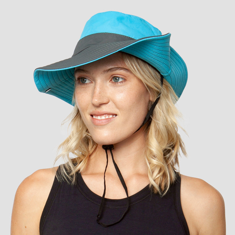 Women's Foldable Sun Hat with UPF50+ Protection — Wide Brim Packable Summer Hat for Holidays & Outdoor Activities | Koossa