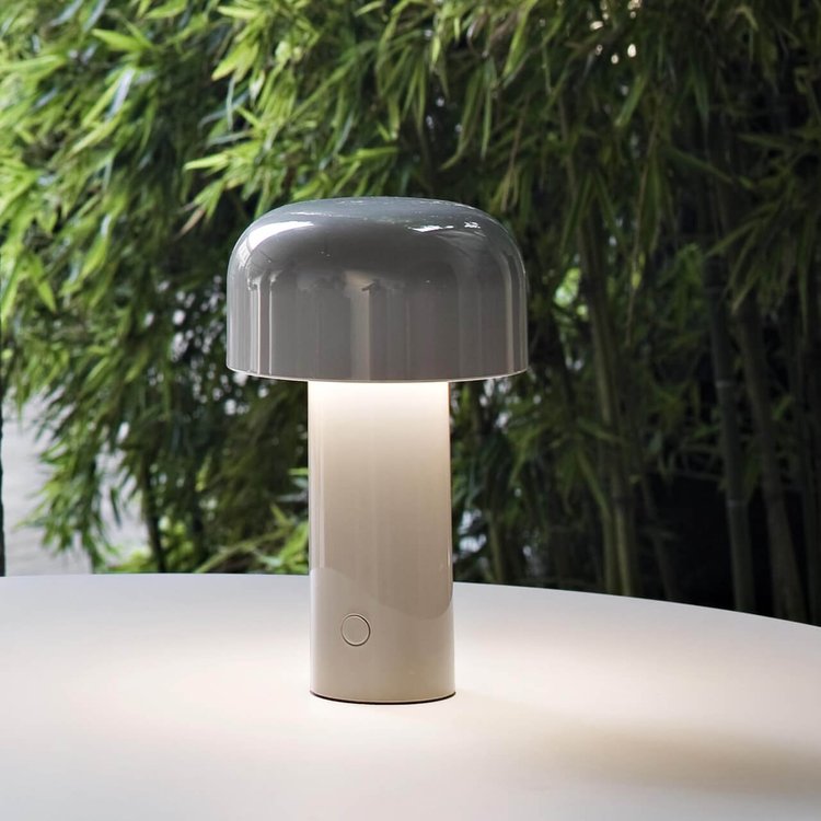 Lampe nomade LED tactile champignon rechargeable dimmable ambiance douce intérieur extérieur décoration | Koossa