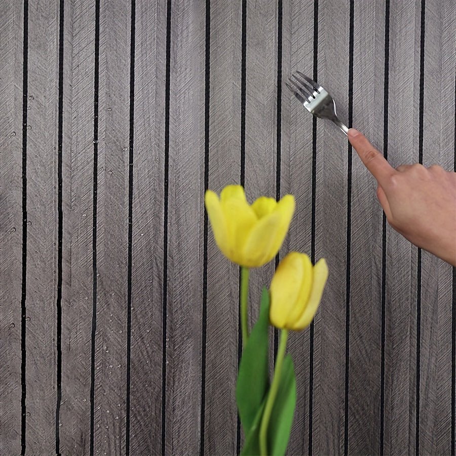 Panneaux muraux adhésifs aspect bois 3D pour chambre salon bureau décoration intérieure chaleureuse moderne | Koossa