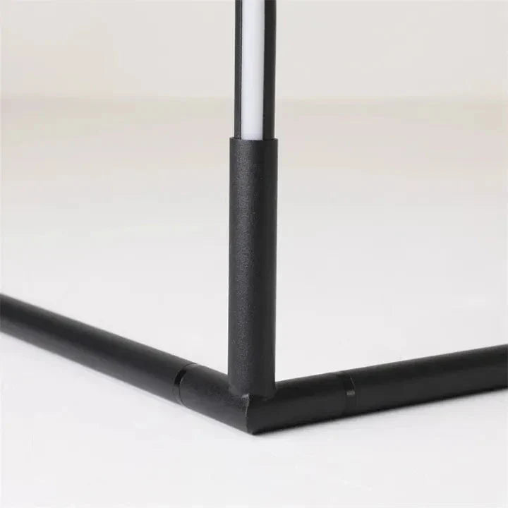 Dimmable LED Corner Floor Lamp, 56 in Tall, 3 Color Temperatures, Black or White – Modern Standing Light for Living Room, Bedroom & Office | Lonoma