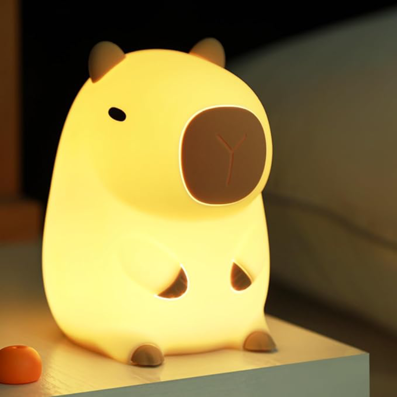 Veilleuse douce enfant en silicone avec minuteur 30 min lumière apaisante chambre nuit anti-peur portable | Koossa