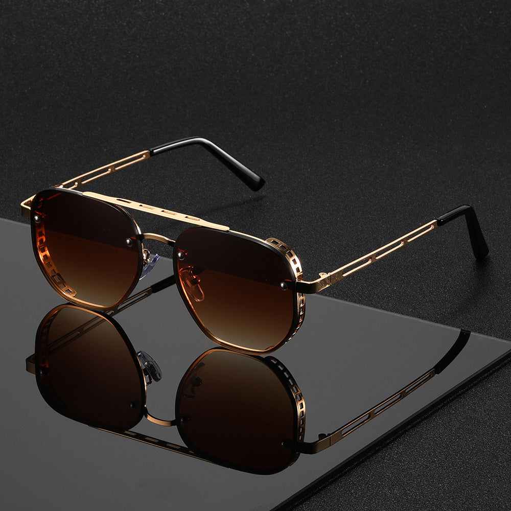 Round Metal Sunglasses UV Protection Lightweight Unisex Eyewear for Men Women | Lonoma