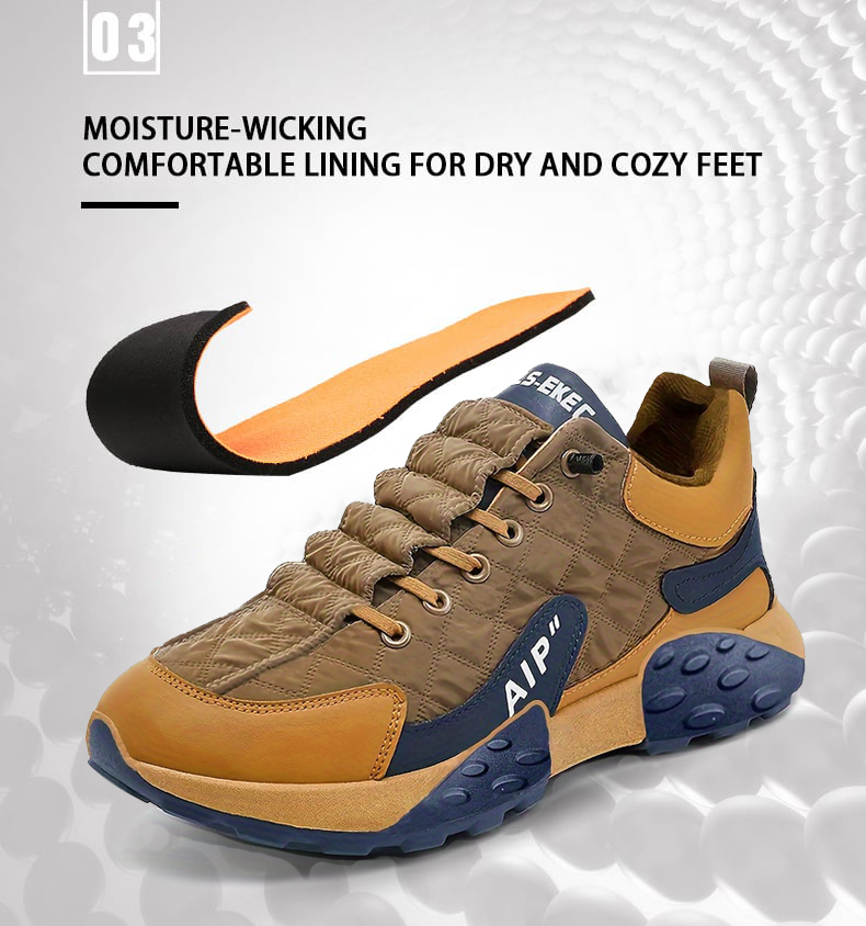 Orthopedic Walking Sneakers with Arch Support, Waterproof Lace-Up Shoes for Standing All Day, Work, Travel & Errands, Unisex | Lonoma
