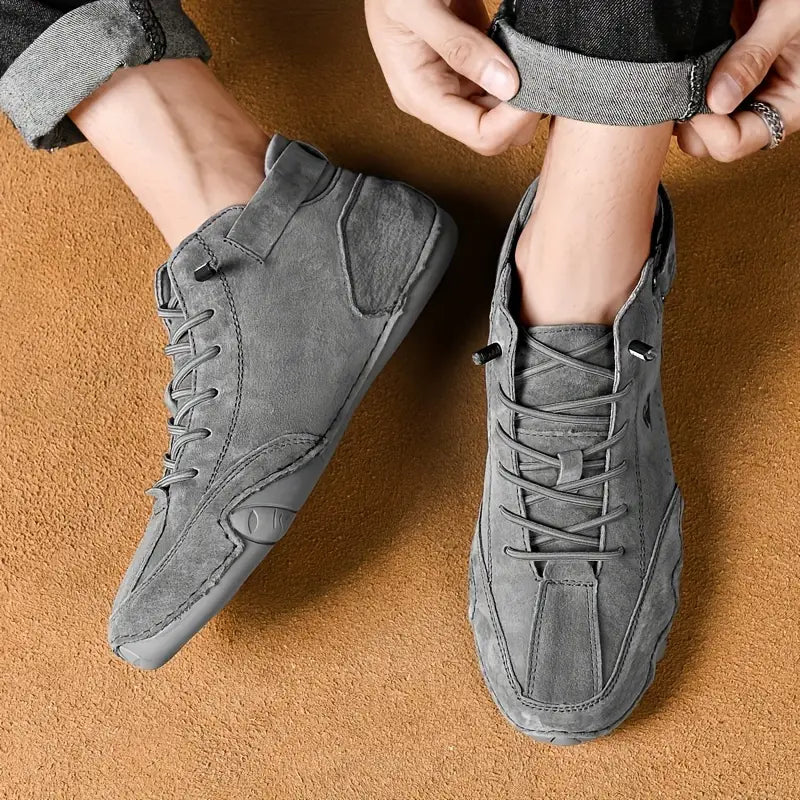 Men's Waterproof High-Top Boots — Elastic Slip-On Chelsea Boots for Outdoor & Casual Wear | Koossa