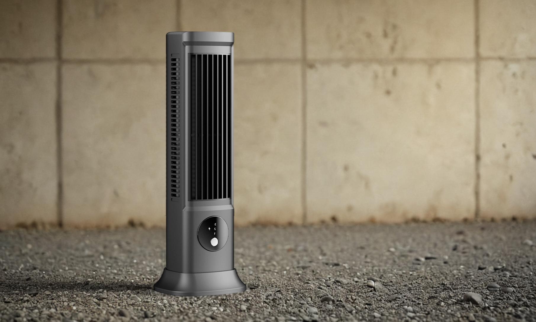 Refroidisseur d'Air Mobile Silencieux 3 Vitesses Économique Sans Lames Idéal Bureau Chambre Maison Climatiseur | Koossa