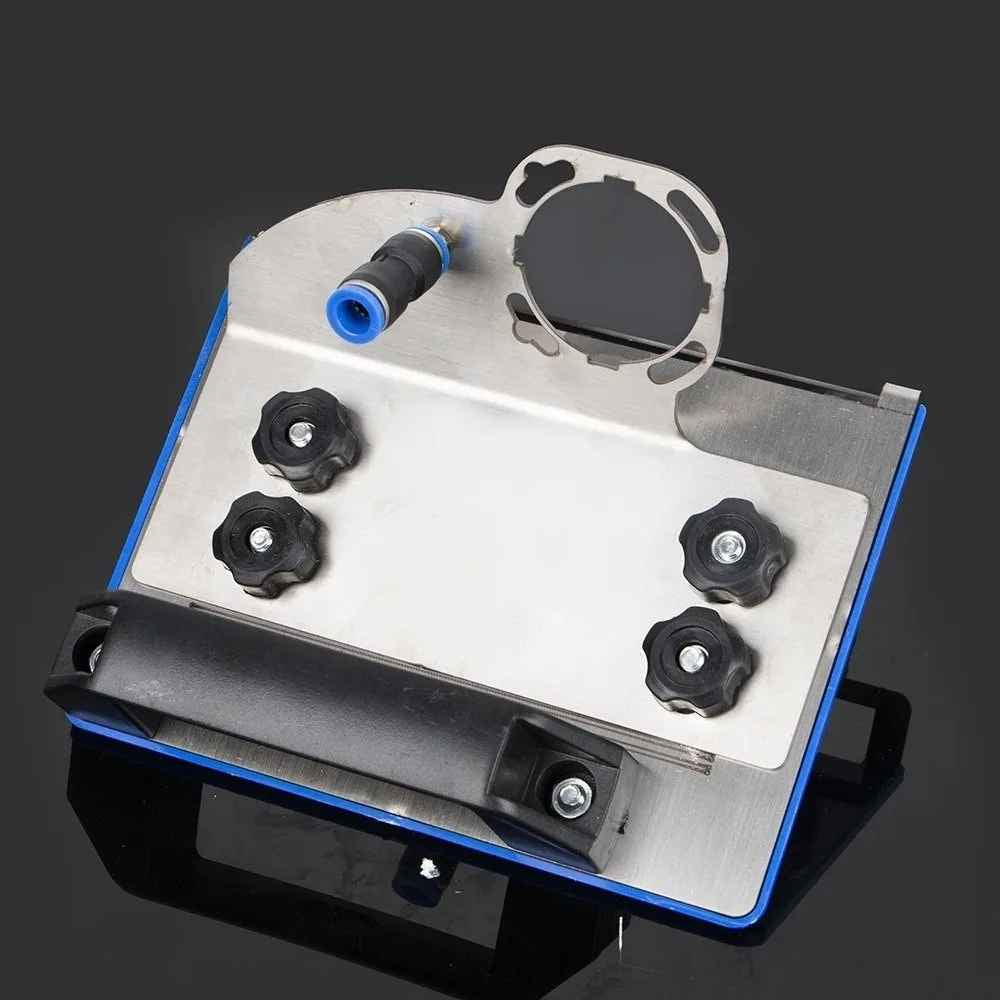 Adjustable Angle Grinder Tile Cutting Guide 45-Degree Bevel Edge Stainless Steel Mount for Bathroom Kitchen Renovation Ceramic Porcelain | Lonoma