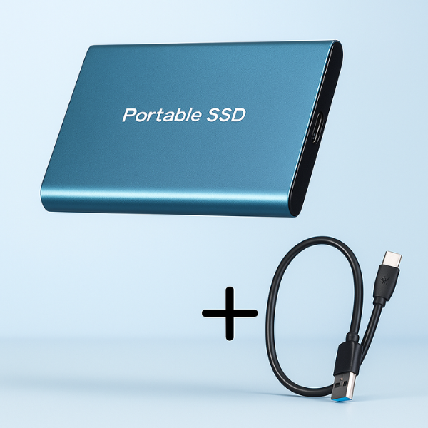 Disque SSD externe ultra-rapide 1 à 30 To portable compact pour PC Mac consoles gaming sauvegarde quotidienne | Koossa