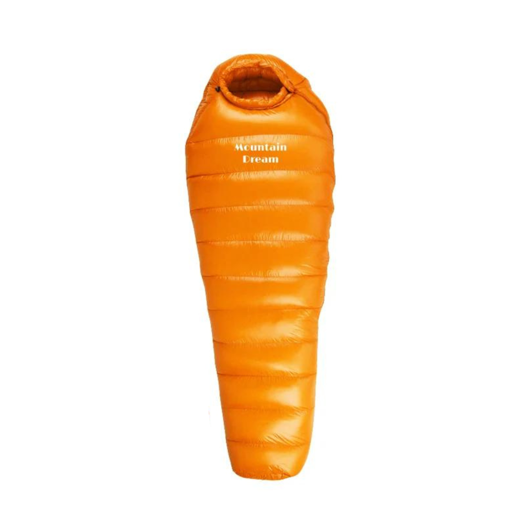 Lightweight Down Sleeping Bag for Camping & Backpacking – 4-Season Insulation with Adjustable Hood & Foot Box | Lonoma