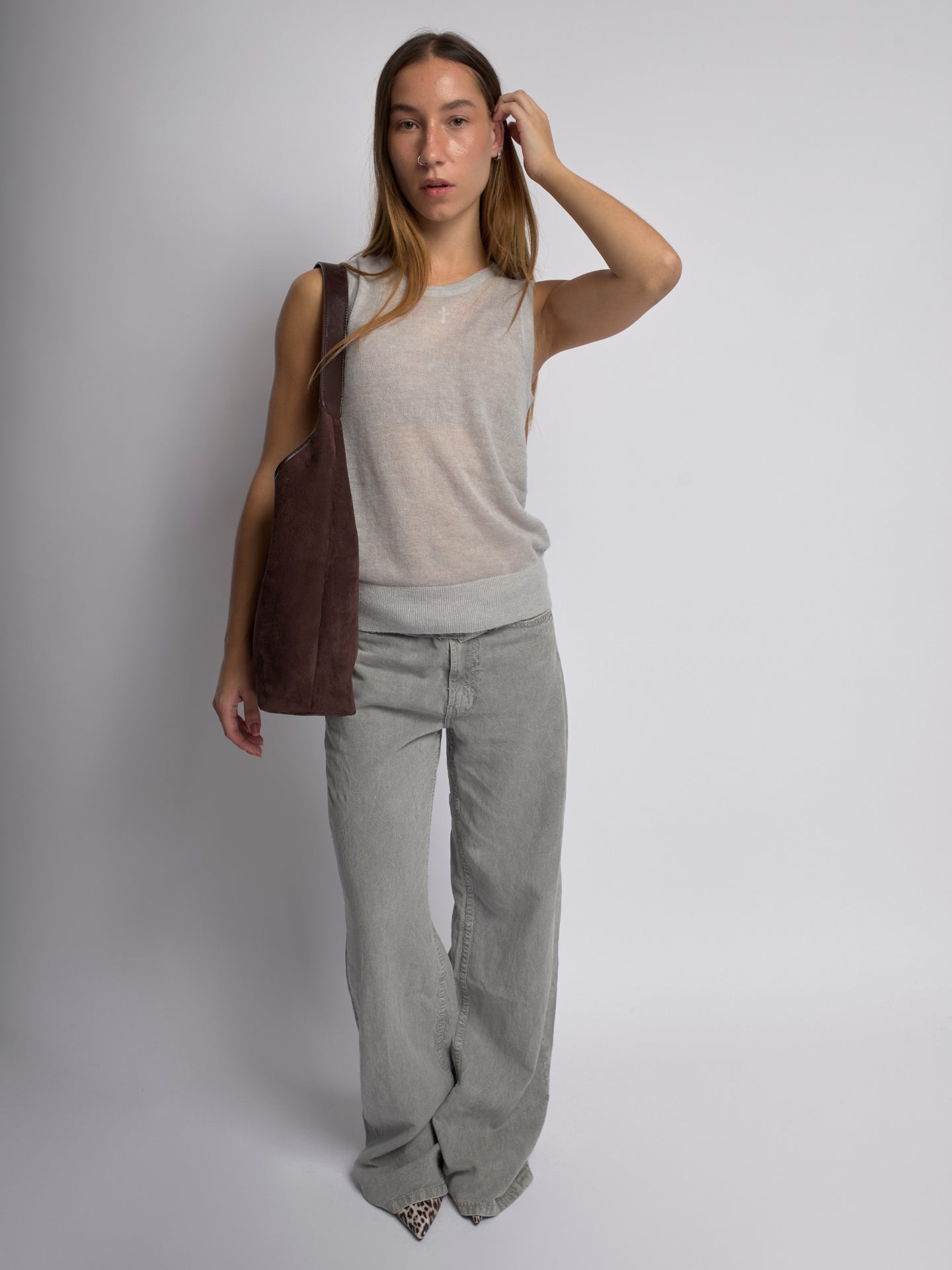 Slouchy Suede-Effect Hobo Bag with Single Shoulder Strap for Everyday Elegance and Effortless Winter Style | Koossa