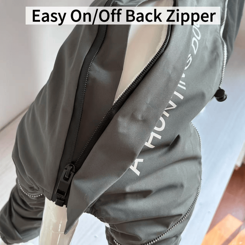 Dog Winter Onesie Fleece Lined Waterproof Whippet Greyhound Sizes 1–10 Leash Opening Windproof Suit | Koossa