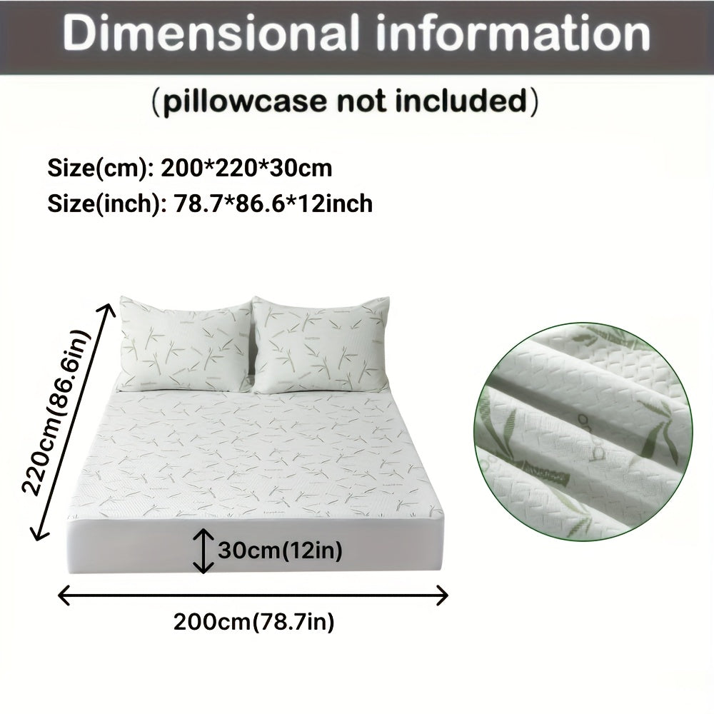 Protège-matelas Bambou Respirant Thermorégulateur 3D Confort Drap-Housse Ventilé Lit Naturel Hygiénique | Koossa