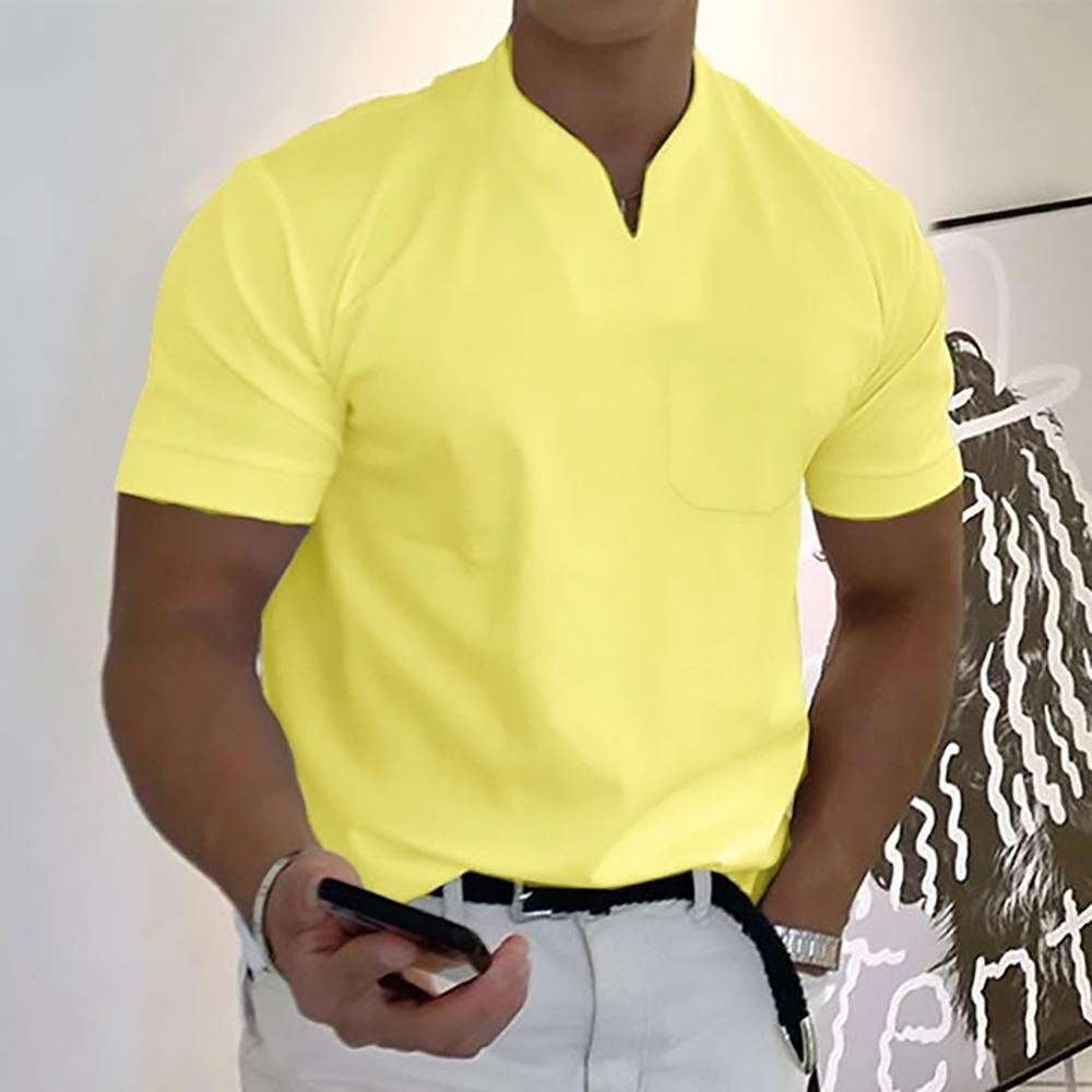 Men's Cotton Polo Shirt with Structured Collar in Classic Colours for Smart Casual Occasions | Koossa