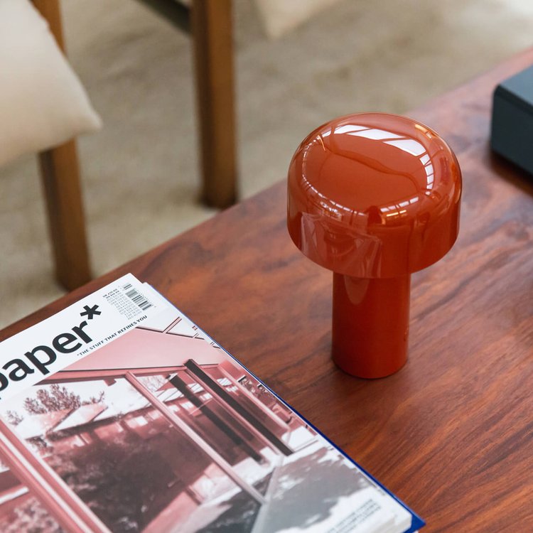 Lampe nomade LED tactile champignon rechargeable dimmable ambiance douce intérieur extérieur décoration | Koossa