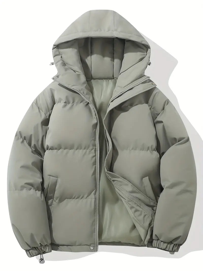 Quilted Puffer Jacket with Hood in Eight Colours for Layered Autumn Winter Warmth | Koossa