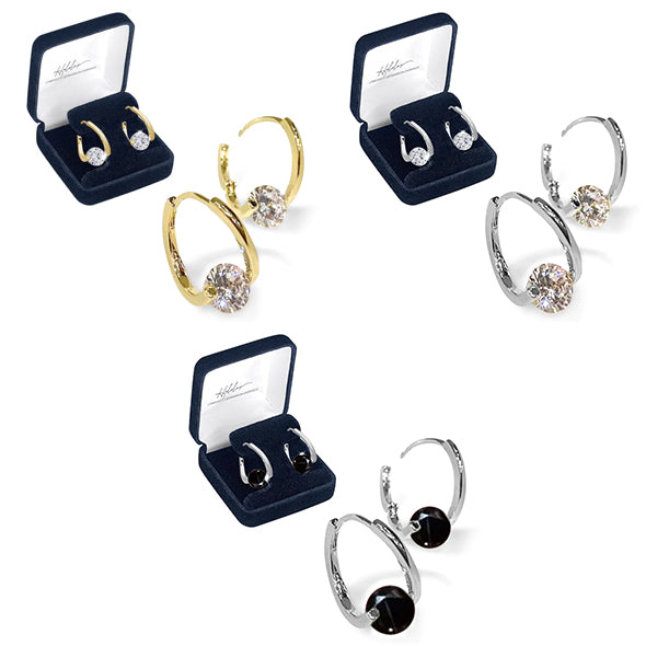Women's Germanium Stud Earrings — Elegant Everyday Earrings for Wellbeing & Natural Beauty | Koossa