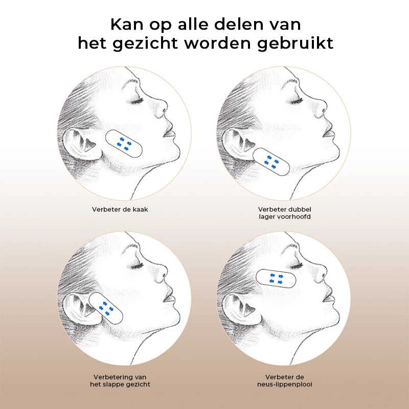 Bandes Lissantes Transparentes Visage 40 Pièces – Effet Lifting Naturel Anti-Rides Contour V Discret Soins | Koossa