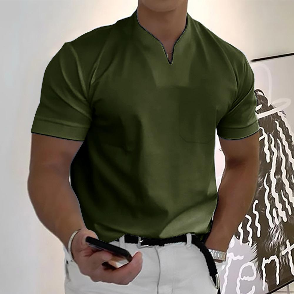 Men's Cotton Polo Shirt with Structured Collar in Classic Colours for Smart Casual Occasions | Koossa