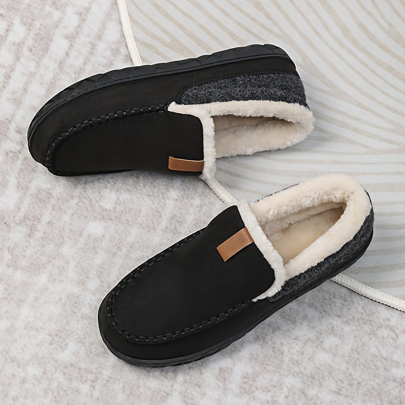 Men's Warm House Slippers — Comfortable Indoor Loafers for Winter Relaxation & Evening Wear | Koossa