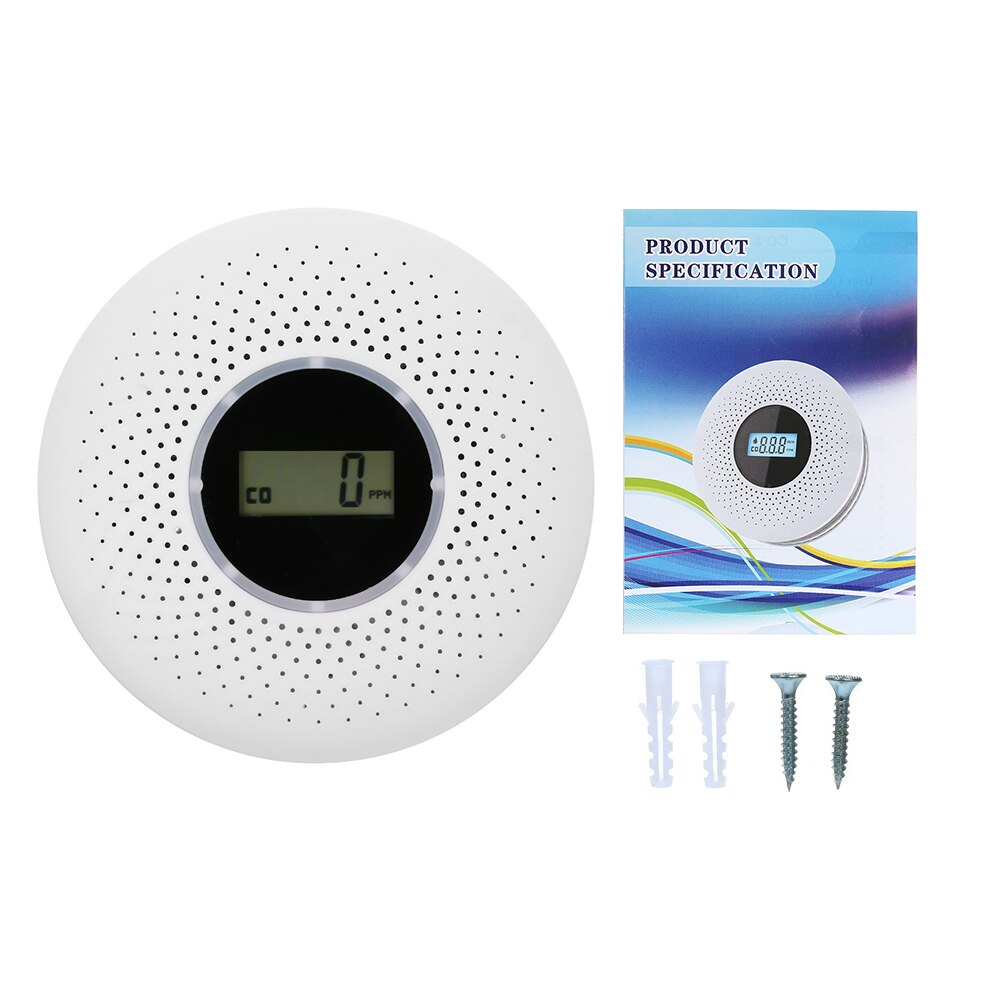 2-in-1 Smoke & Carbon Monoxide Detector — Home Safety Alarm with Dual Protection & Long Battery Life | Koossa