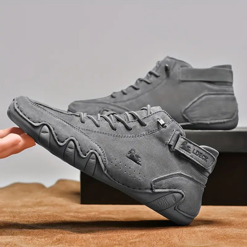Men's Waterproof High-Top Boots — Elastic Slip-On Chelsea Boots for Outdoor & Casual Wear | Koossa