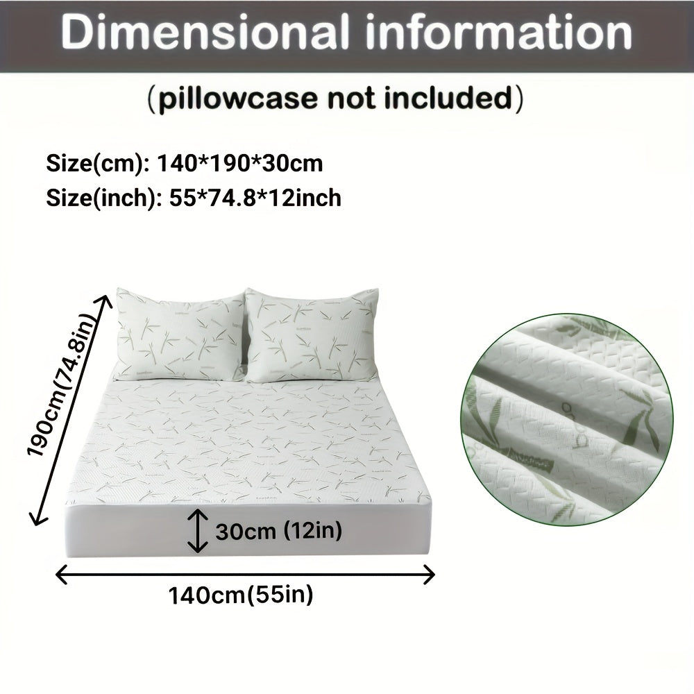 Protège-matelas Bambou Respirant Thermorégulateur 3D Confort Drap-Housse Ventilé Lit Naturel Hygiénique | Koossa