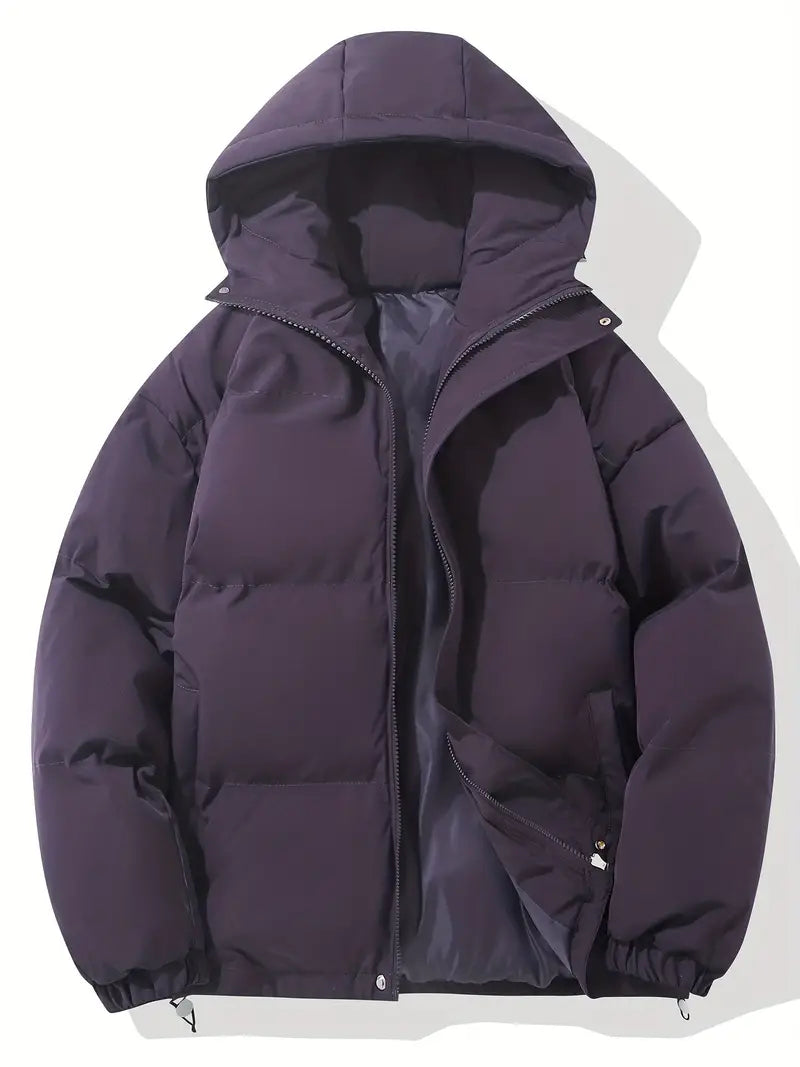 Quilted Puffer Jacket with Hood in Eight Colours for Layered Autumn Winter Warmth | Koossa