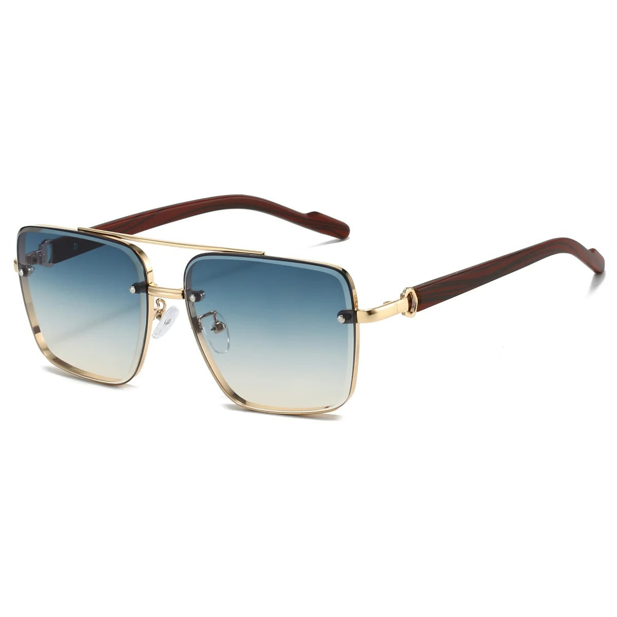 Aviator Sunglasses with Gradient Lenses and UV400 Protection for All-Day Comfort | Koossa