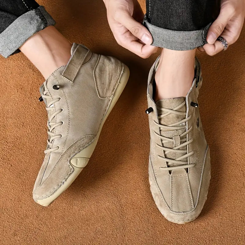 Men's Waterproof High-Top Boots — Elastic Slip-On Chelsea Boots for Outdoor & Casual Wear | Koossa