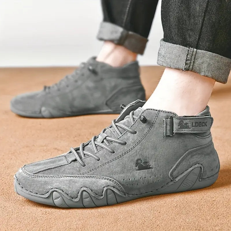 Men's Waterproof High-Top Boots — Elastic Slip-On Chelsea Boots for Outdoor & Casual Wear | Koossa