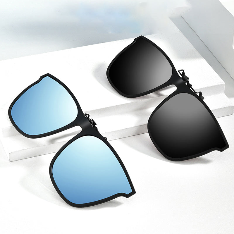 Polarised Clip-On Sunglasses Attachment for Prescription Glasses — UV Protection & Glare Reduction | Koossa