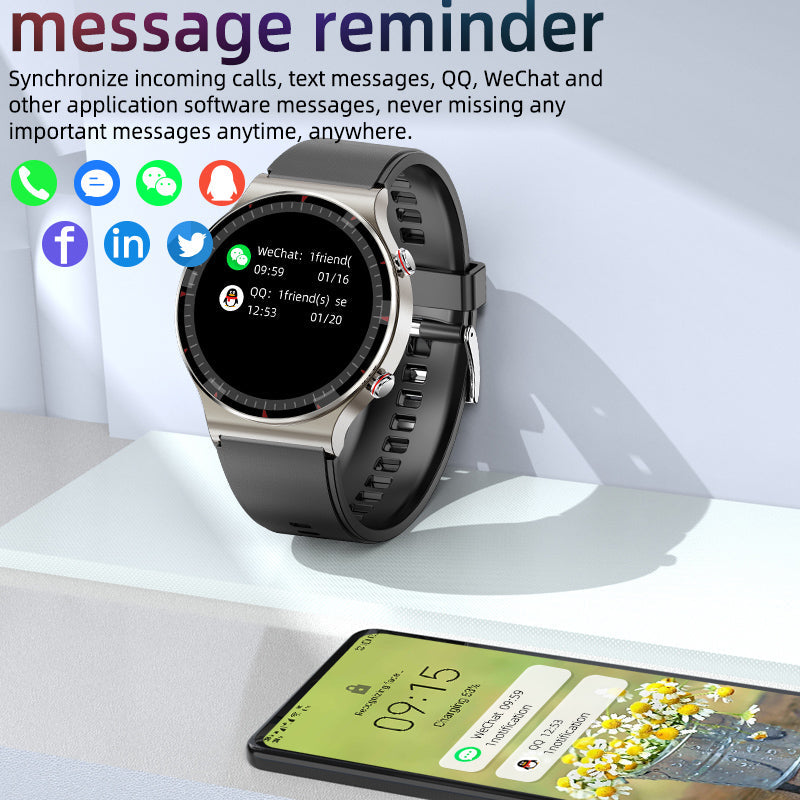 Women's Health Smartwatch with ECG & SpO2 Monitoring — Heart Rate Tracker for Active Wellness & Fitness | Koossa