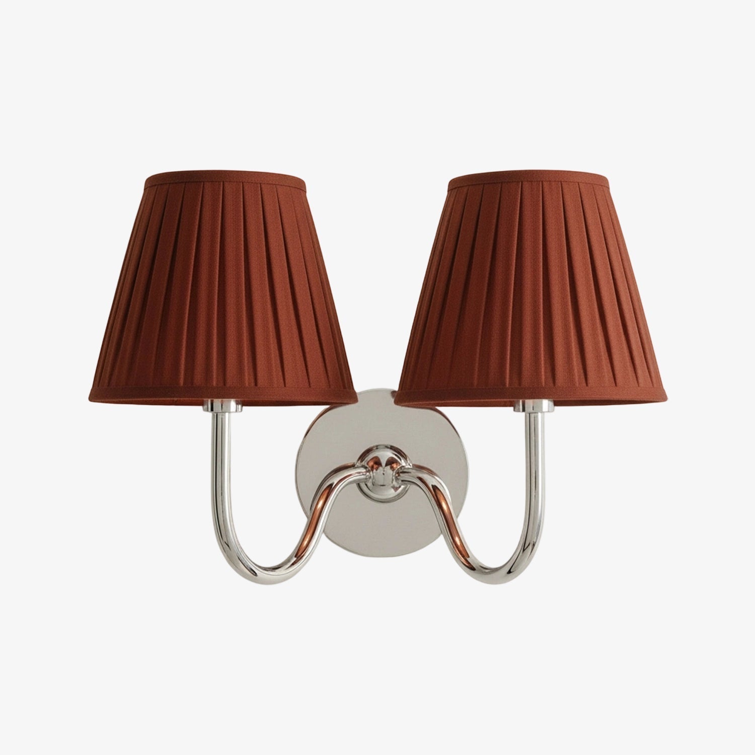 Applique murale élégante à abat-jour plissé en tissu – Éclairage classique et raffiné pour chambre et salon | Koossa