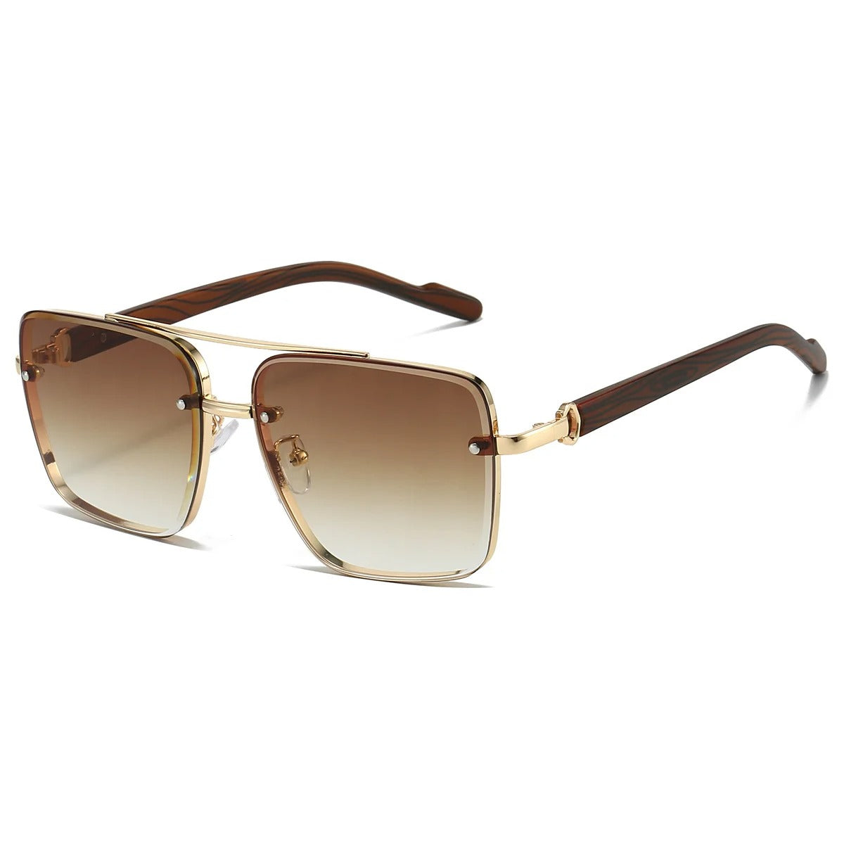 Aviator Sunglasses with Gradient Lenses and UV400 Protection for All-Day Comfort | Koossa