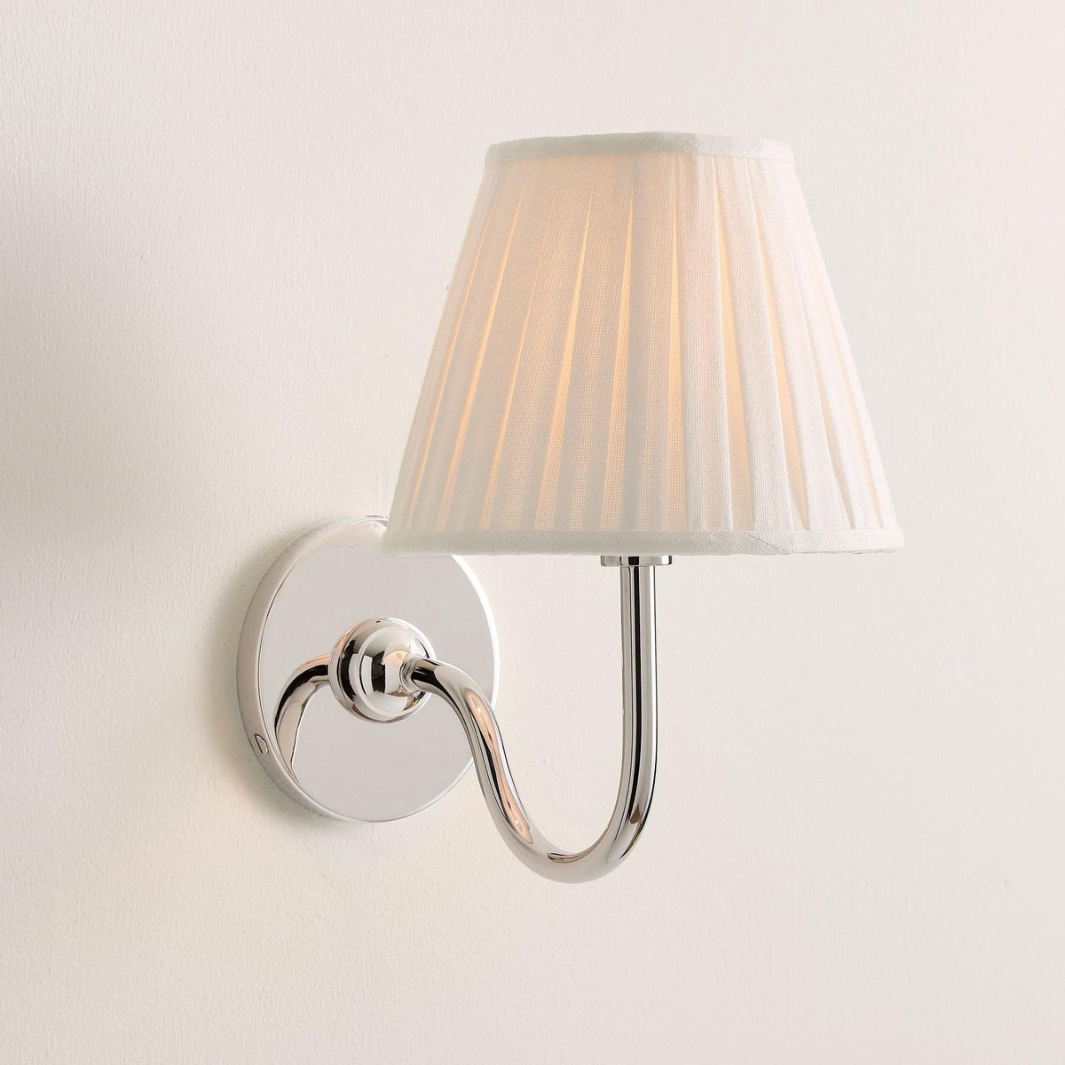 Fabric Shade Wall Sconce with Metal Backplate – E12 Socket Hardwired Light for Bedroom Hallway Dining Room Foyer – Dimmable Indoor Lighting | Lonoma
