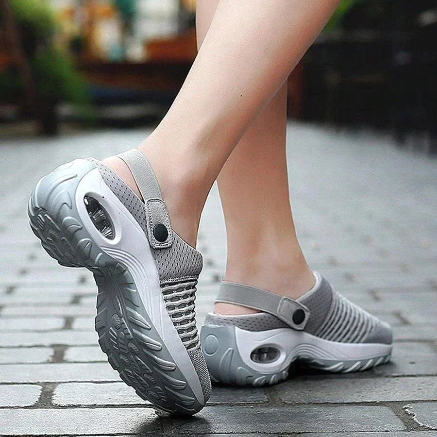 Women's Cushioned Walking Trainers — Breathable Mesh Trainers for All-Day Comfort & Active Wear | Koossa